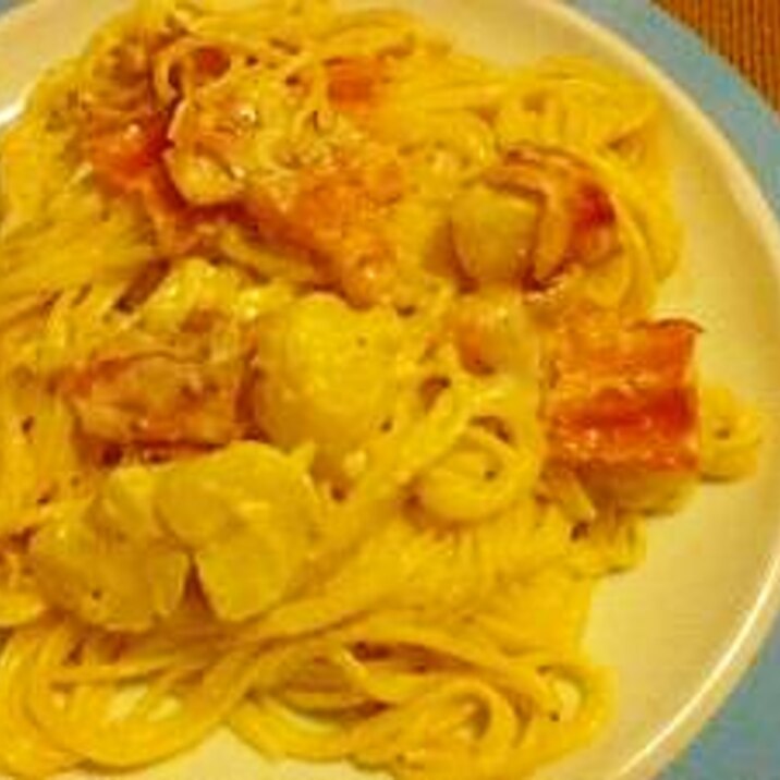 じゃがいもとベーコンのクリームパスタ レシピ 作り方 By ユッチ 楽天レシピ